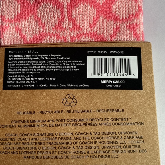 ❌❌❌SOLD SOLD❌❌❌❌NWT Coach Ankle Socks - Picture 8 of 8